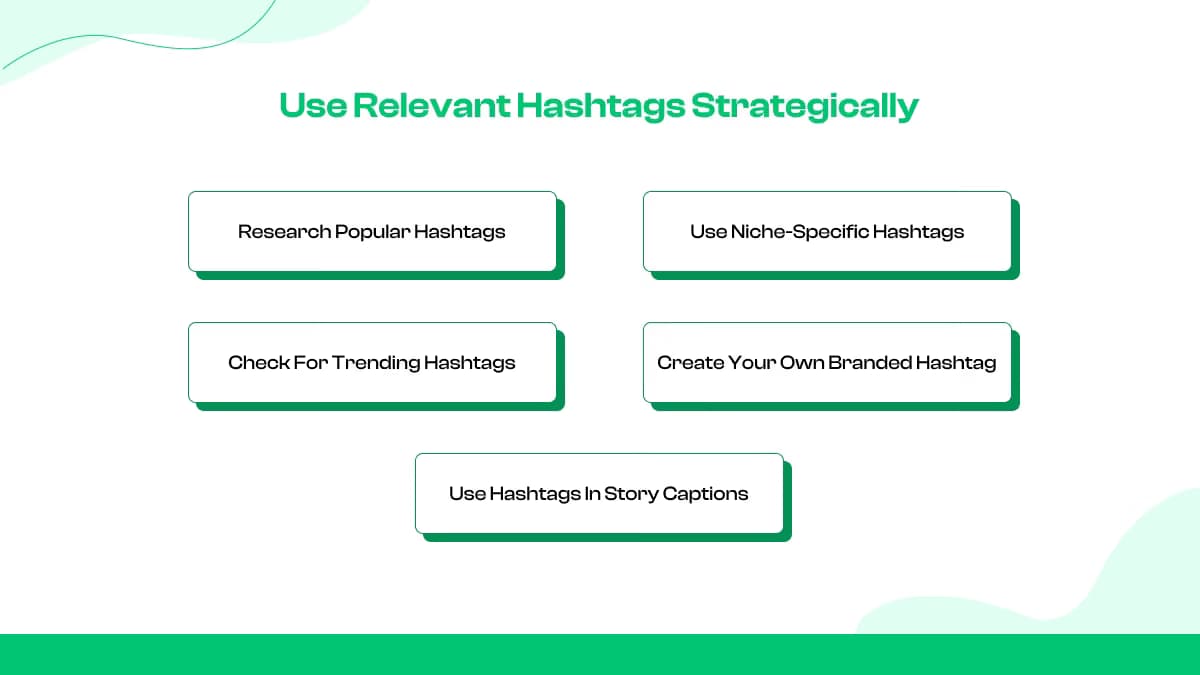 Use Relevant Hashtags