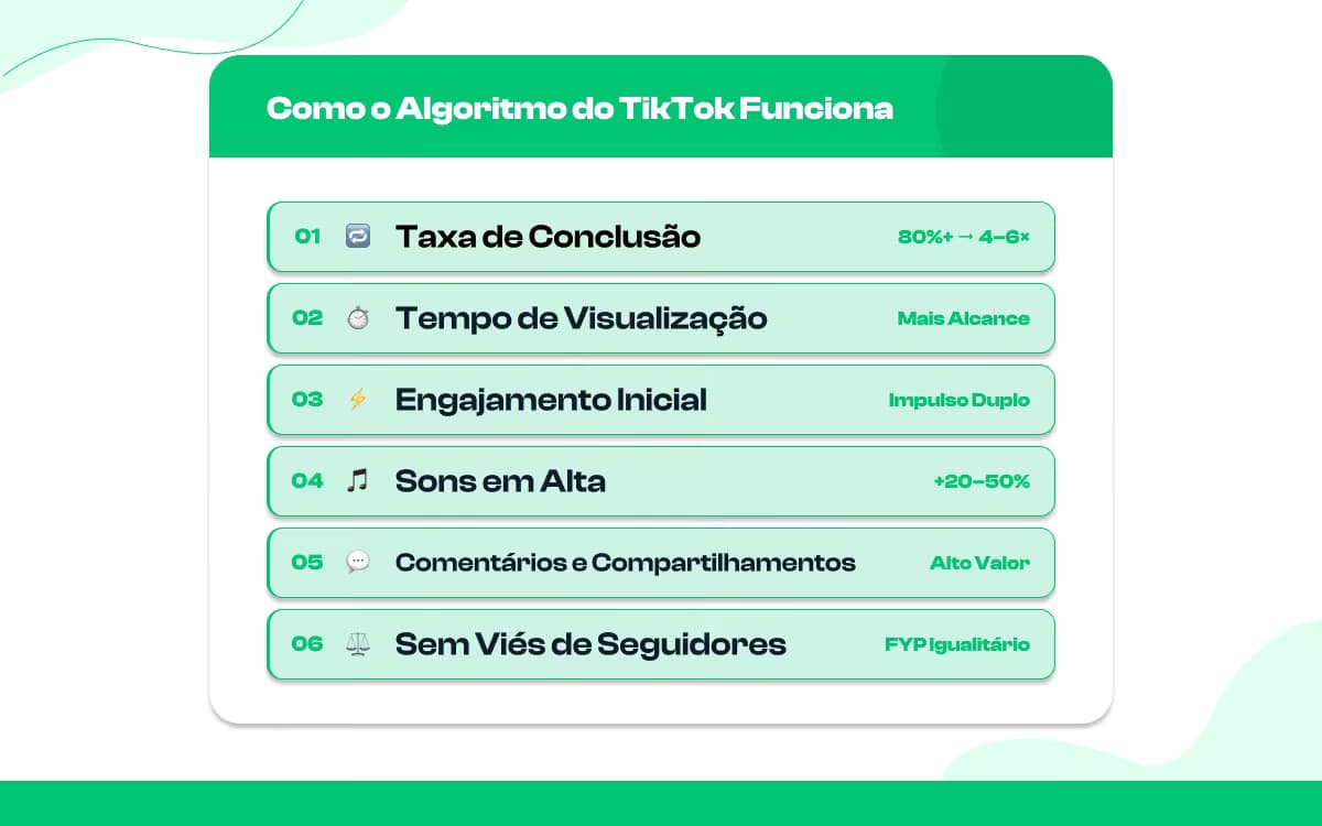 Insights do Algoritmo do TikTok