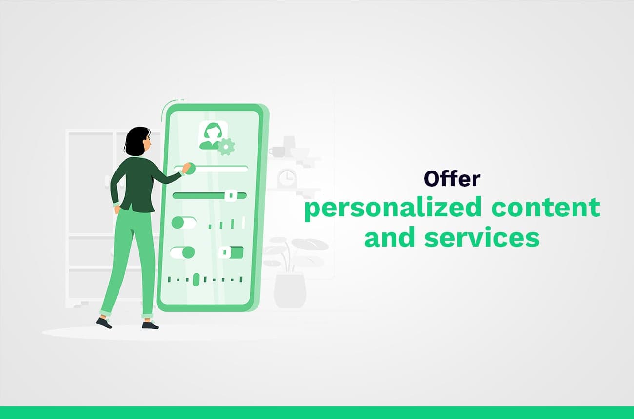 offer personal content