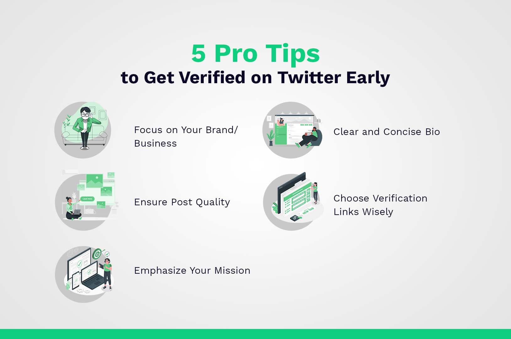5 pro tips to get verified on Twitter early