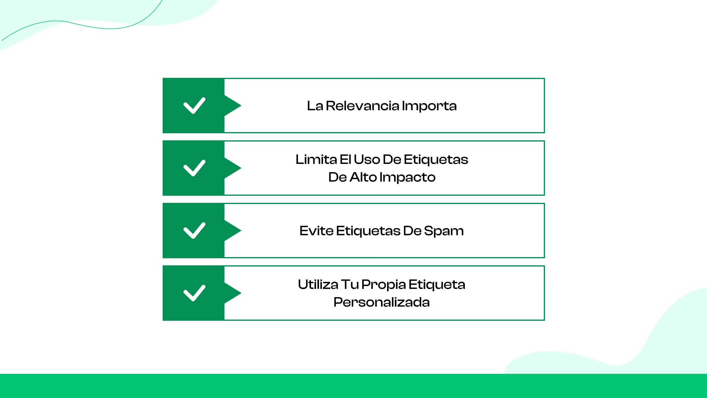 8. Manténgase relevante para su contenido
