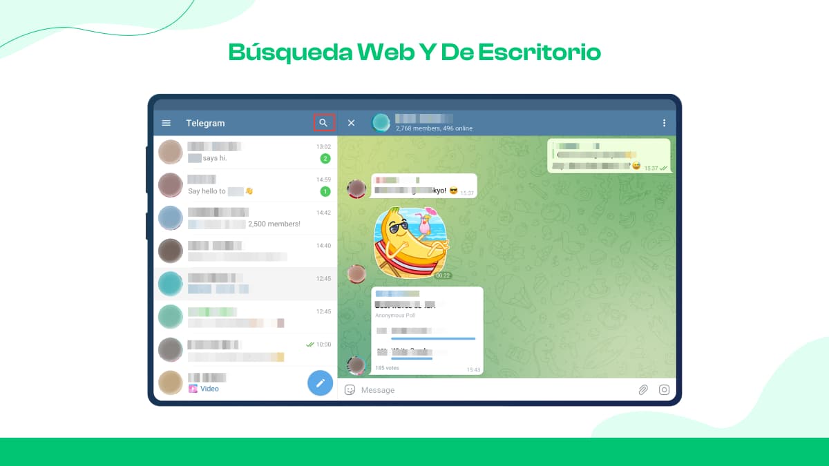Búsqueda web y de escritorio