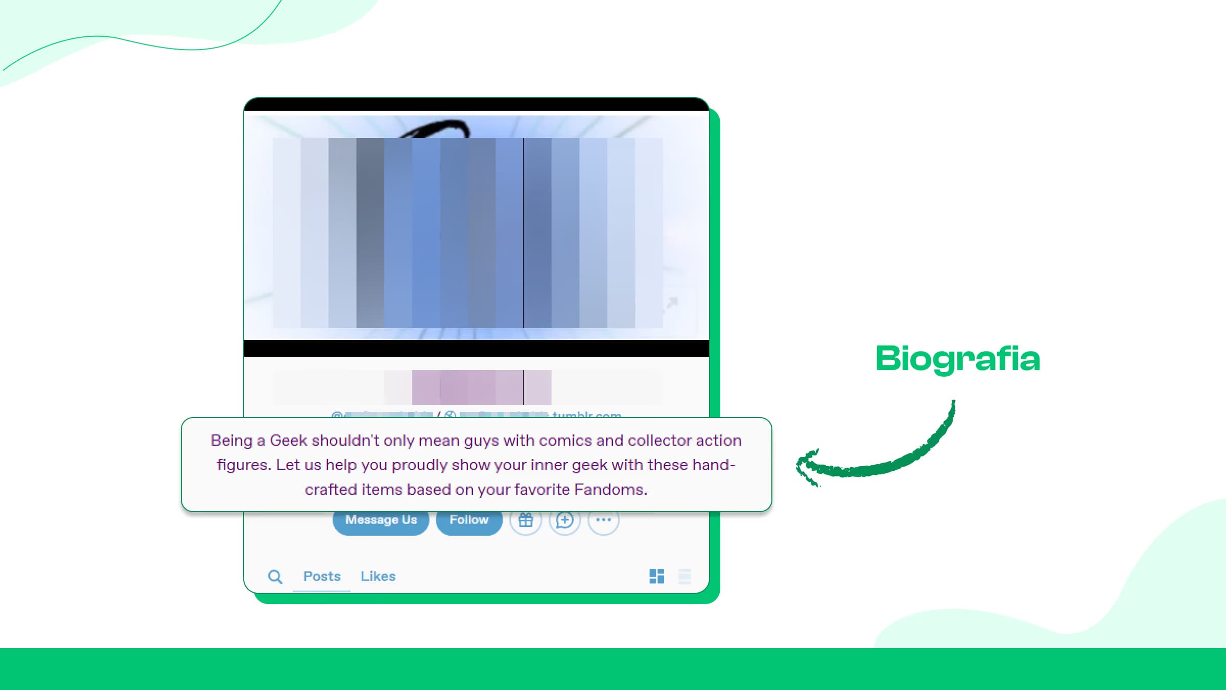 3. Escreva uma biografia envolvente