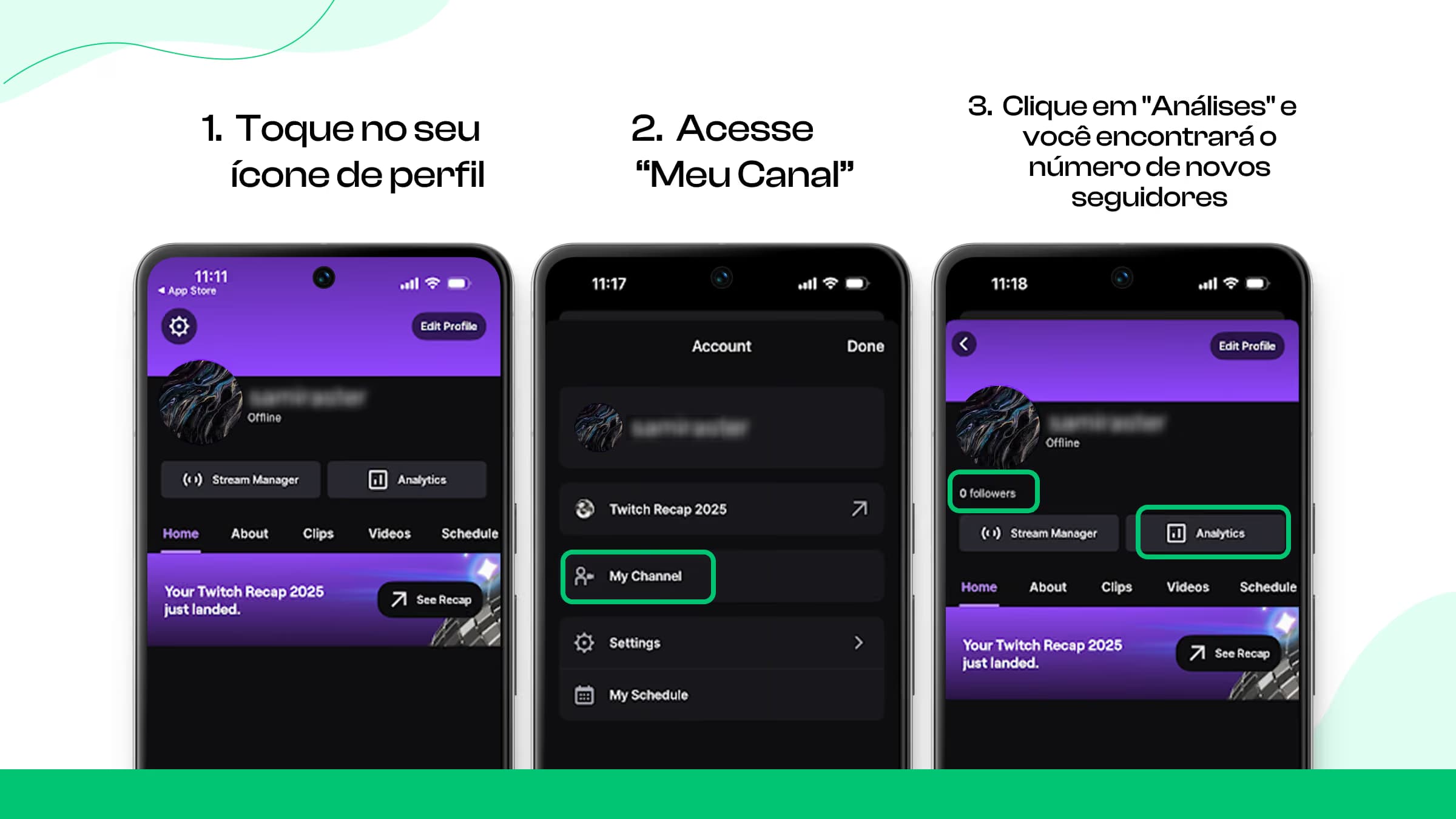 Como verificar os seguidores no aplicativo Twitch