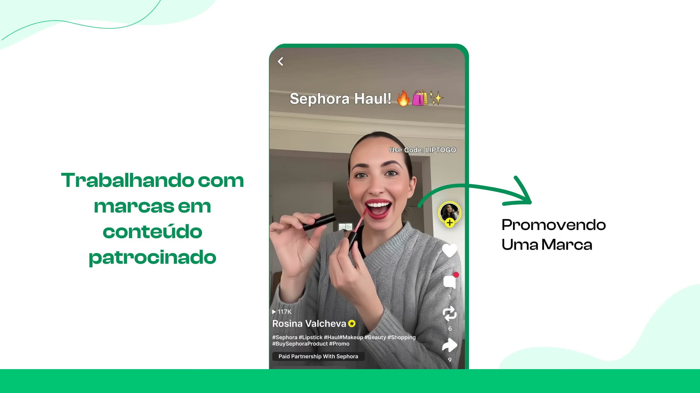 Parcerias de marca e conteúdo patrocinado