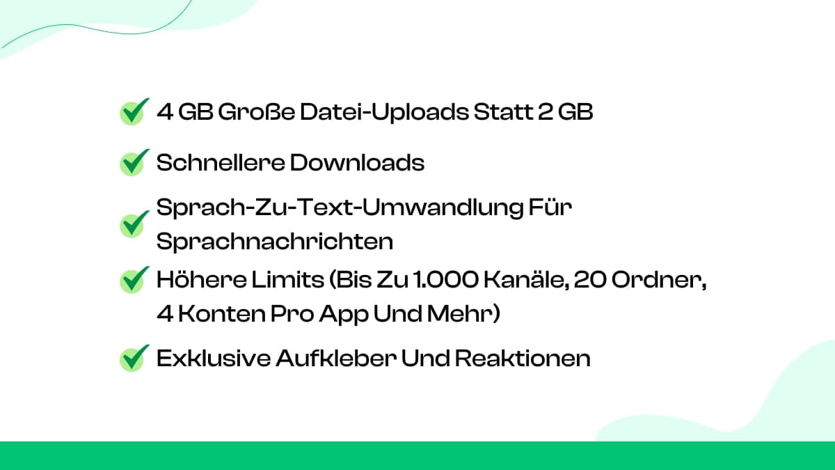 Premium-Funktionen und Monetarisierung