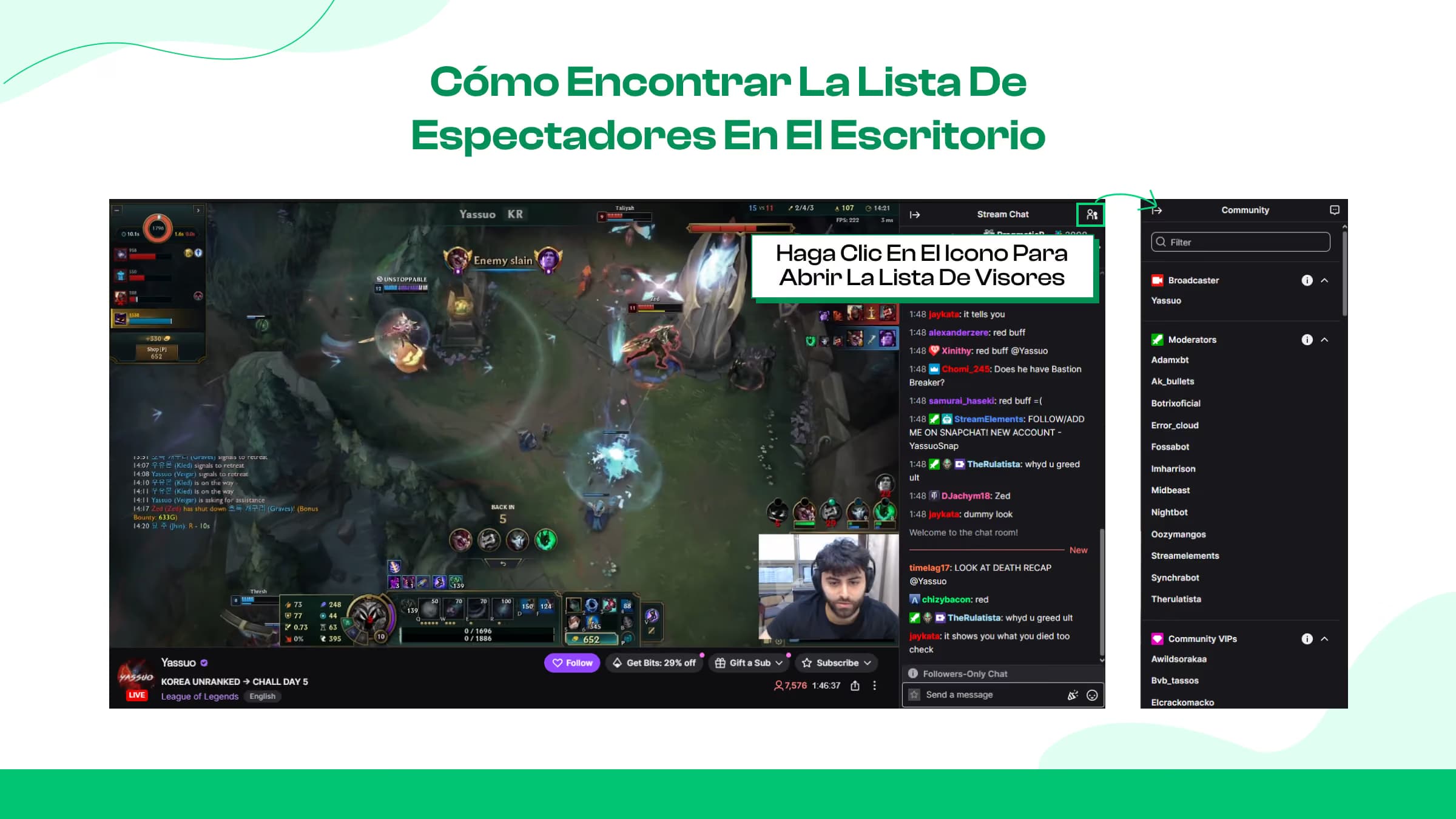 en el escritorio