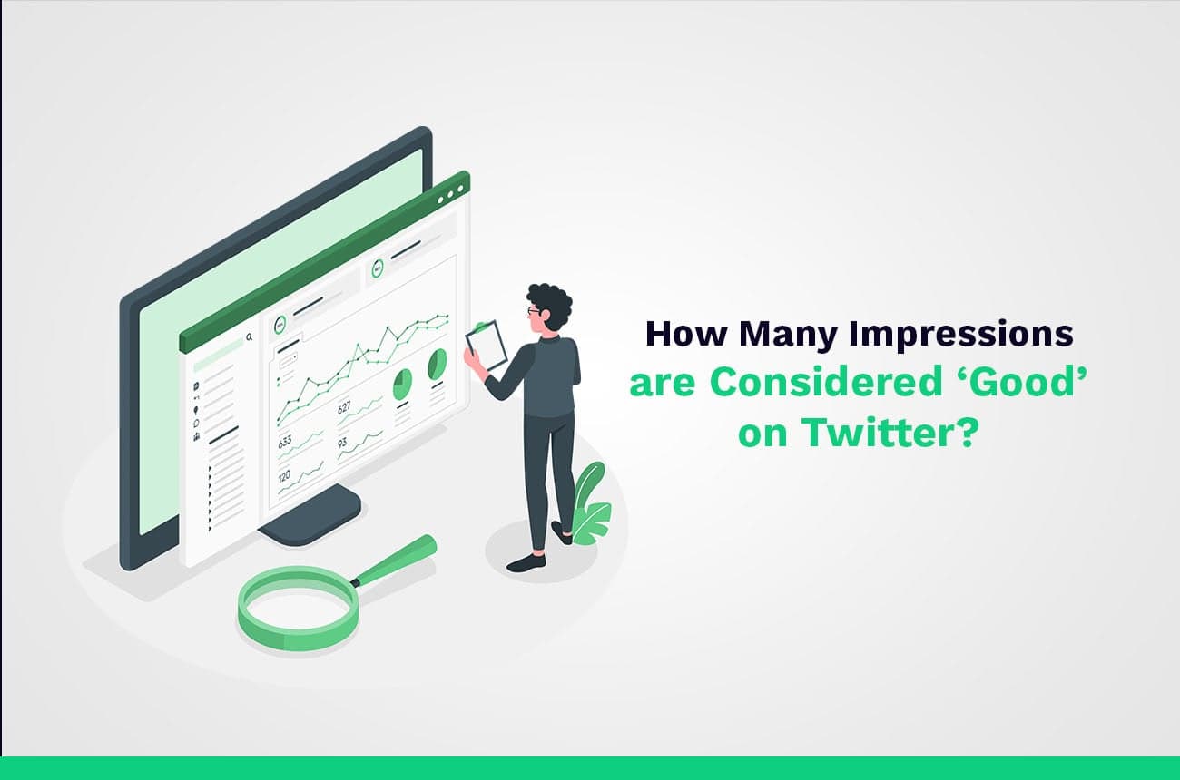 how many impressions are considered 'good' on twitter?