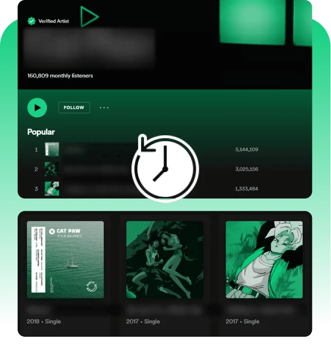 Spotify Plays Socialplug fast service