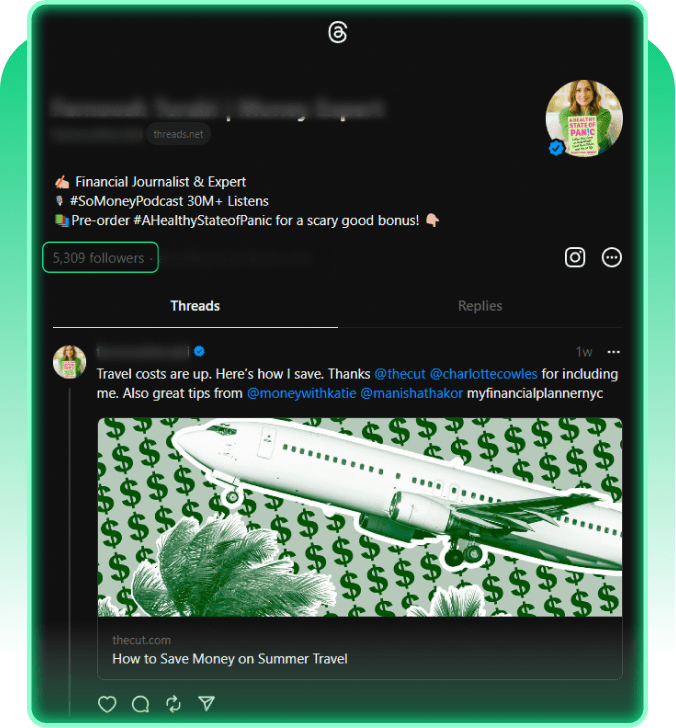 How SocialPlug NFT followers look like when buying Twitter nft automatic engagement