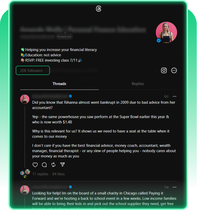 How SocialPlug NFT followers look like when buying Twitter nft automatic engagement