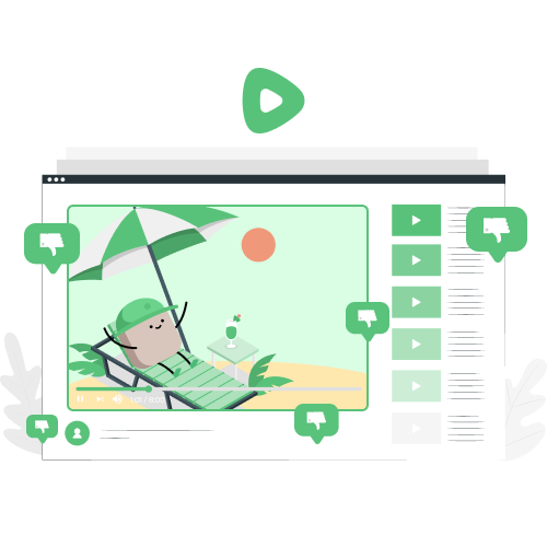 Buy rumble dislikes and undermine competitors
