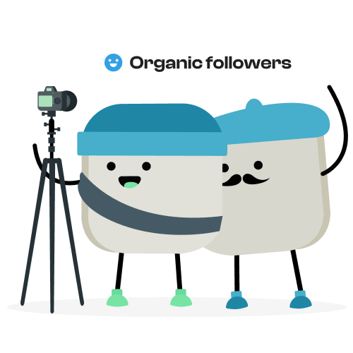 get free twitter (X) followers to attract organic followers