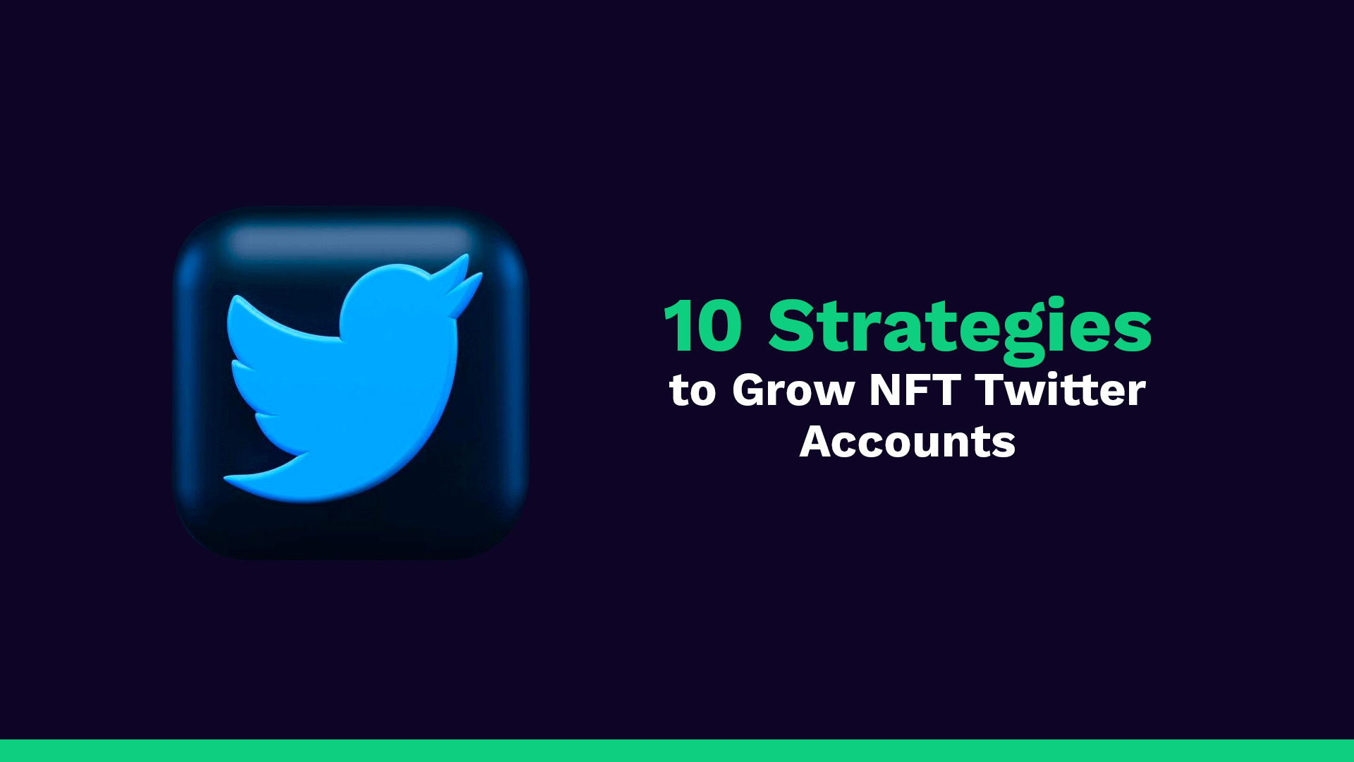 How to grow NFT Twitter account