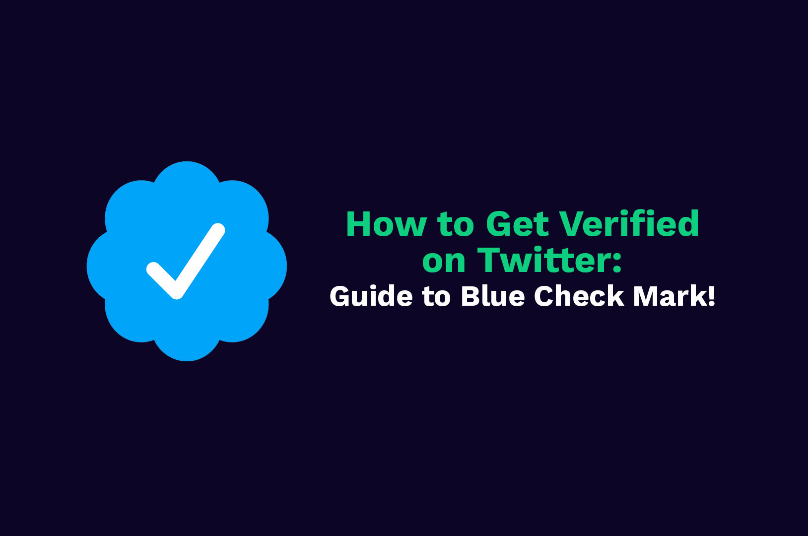 How to get verified on Twitter