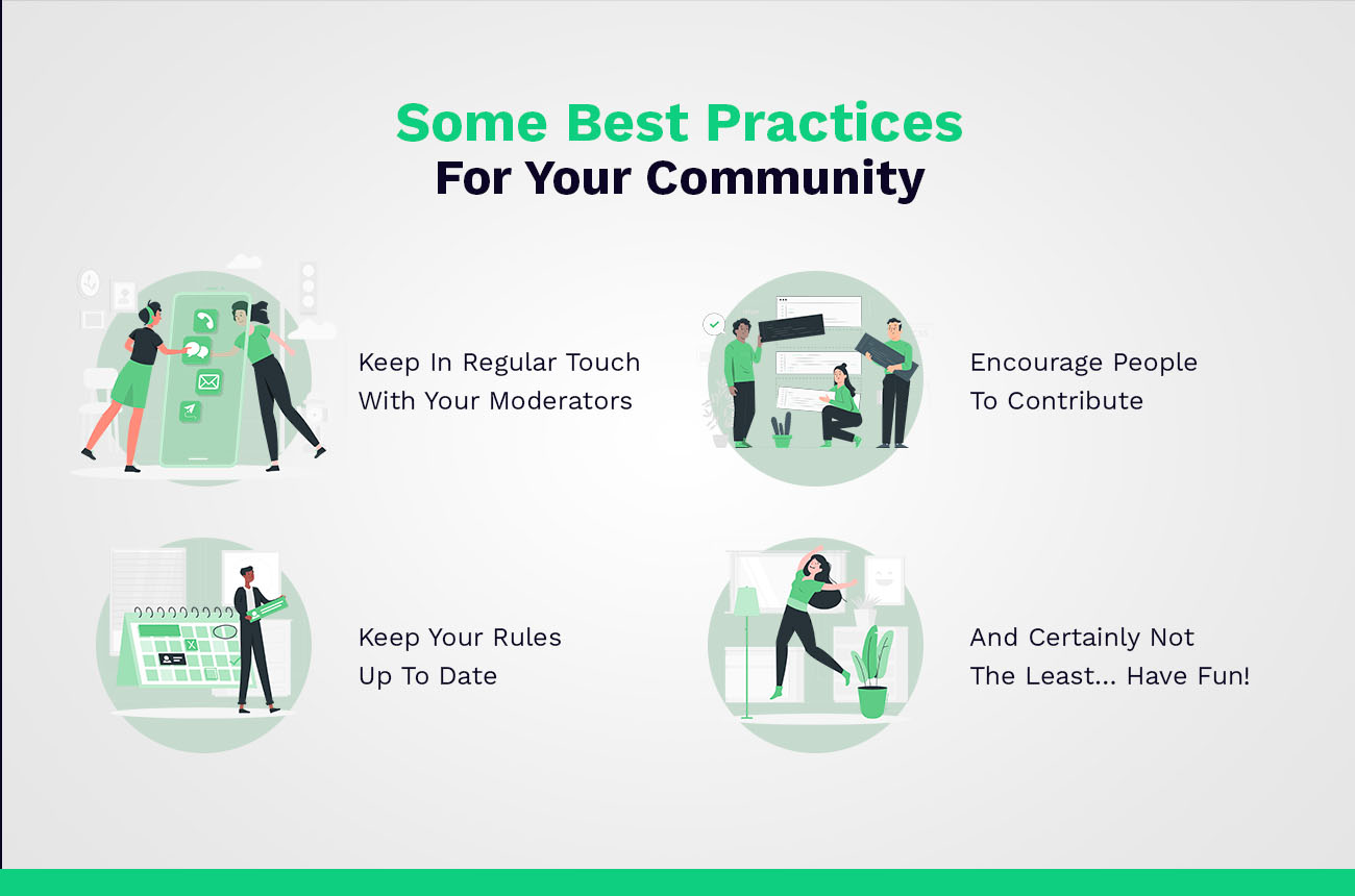 Some best practises for your community