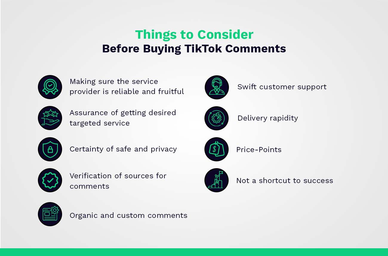 Things to Consider Before Buying TikTok Comments