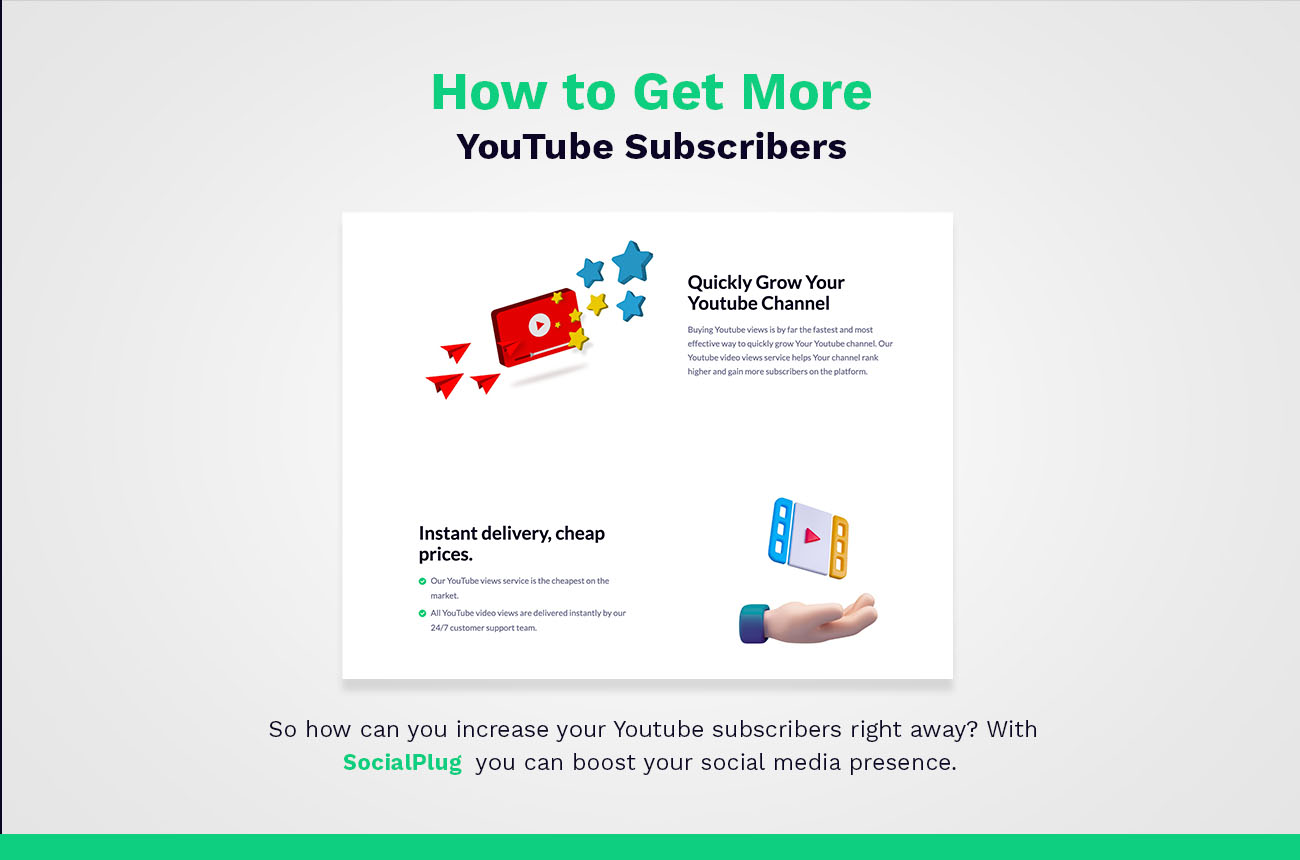 Get More YouTube Subscribers