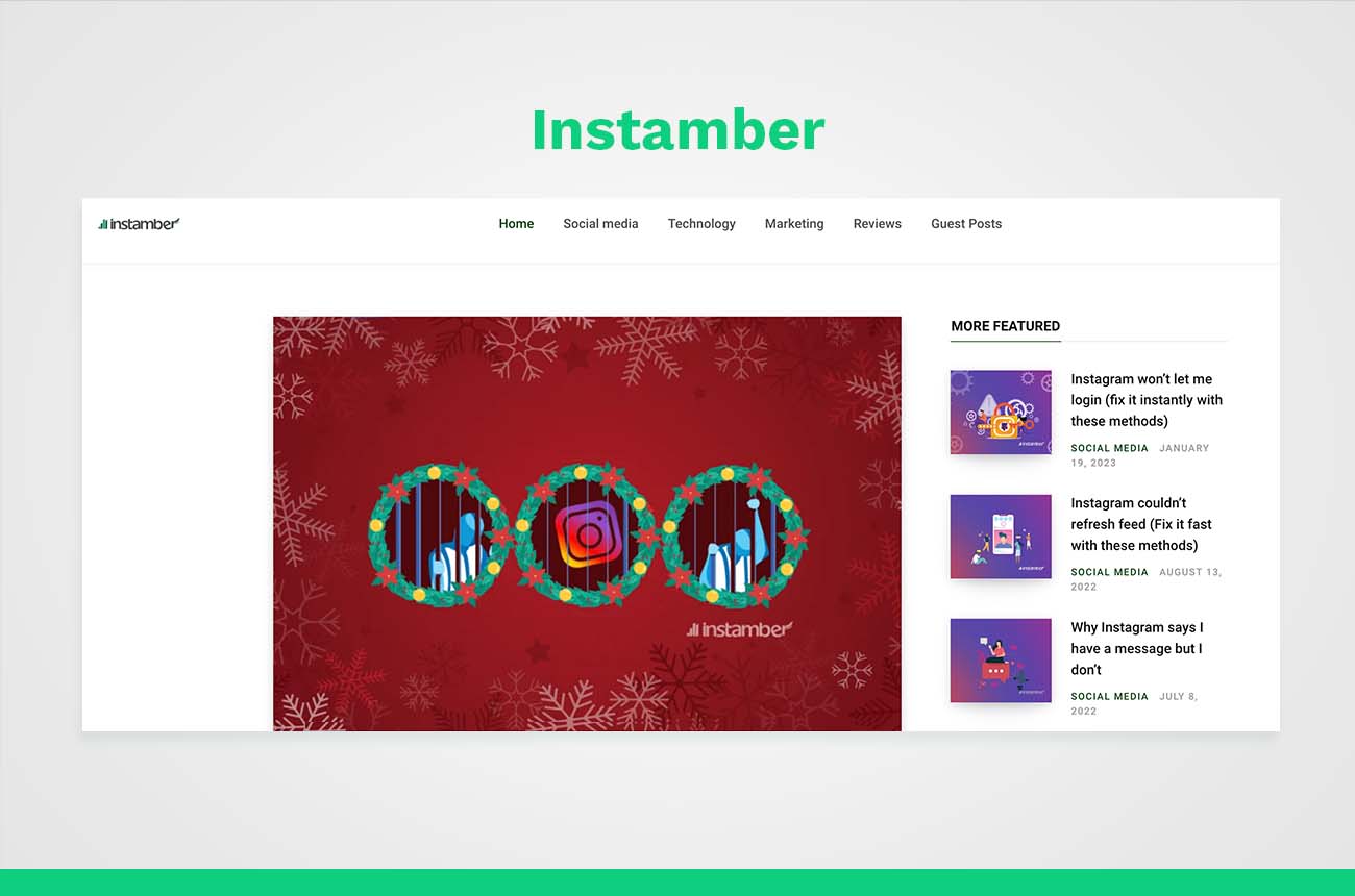 instamber
