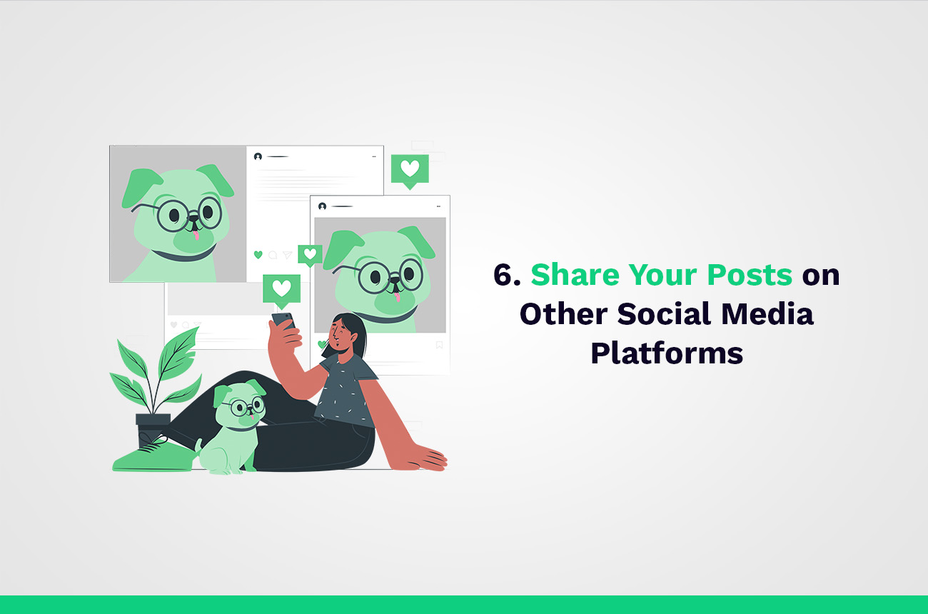 share posts on other social media platforms