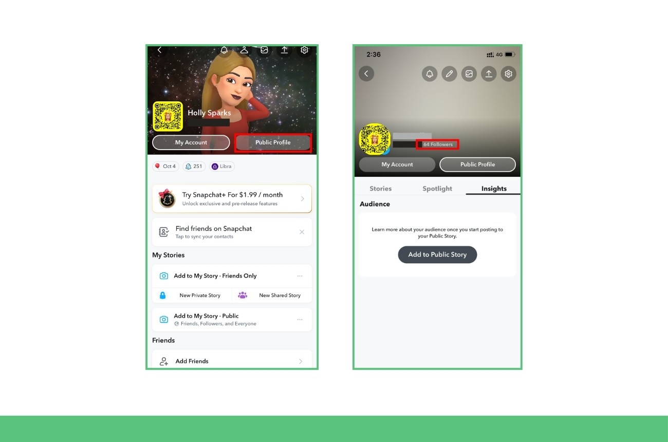 how to see followers on snapchat