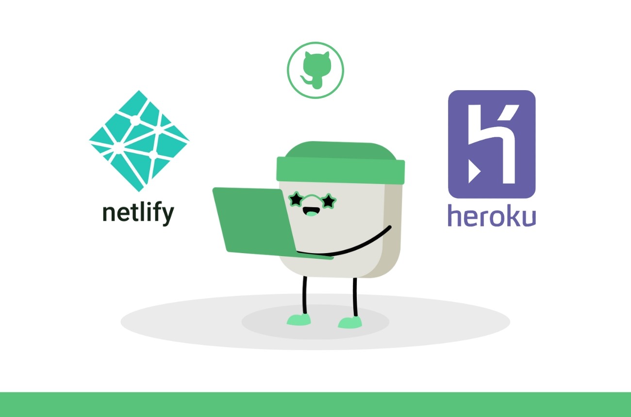 connecting github with netlify and heroku