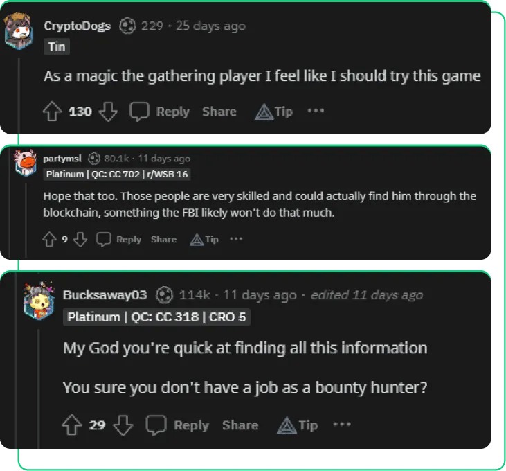 Compre comentários do Reddit instantaneamente