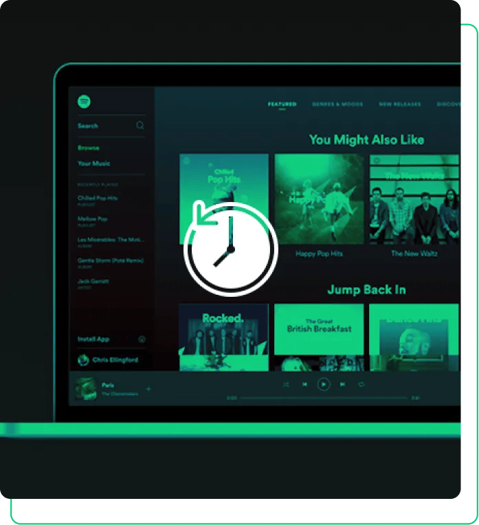 Spotify Plays Socialplug save time