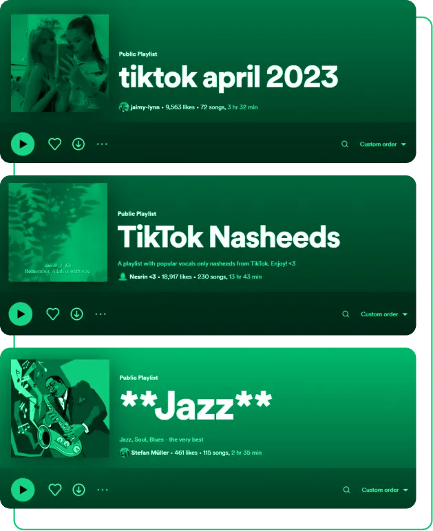 Spotify Playlist followers Socialplug social proof