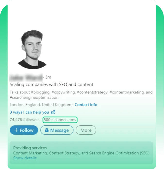 O que são conexões do LinkedIn?
