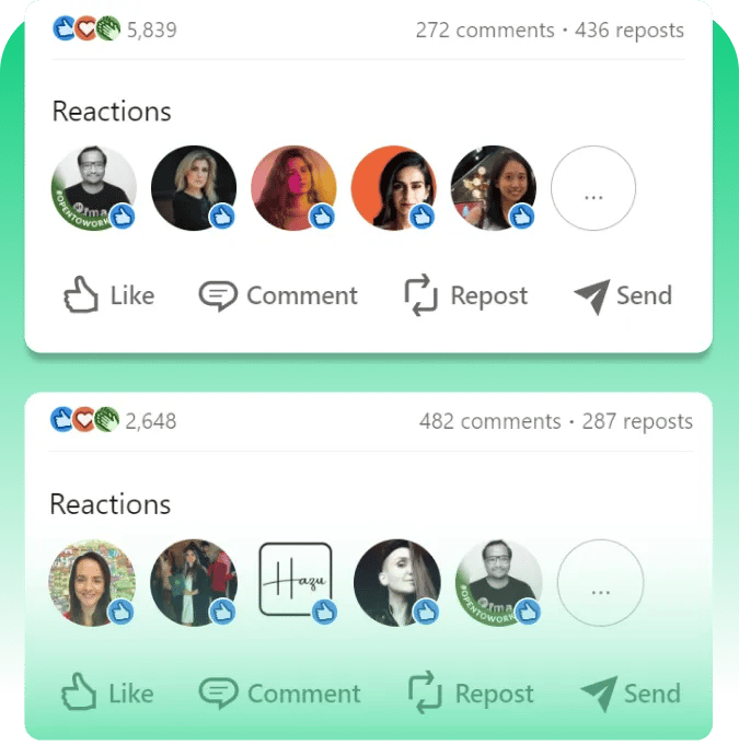 Seguidores da NFT no Twitter