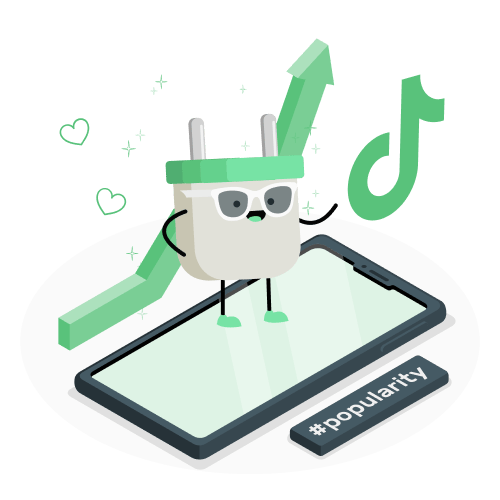 Aumento da popularidade Seguidores do Tiktok