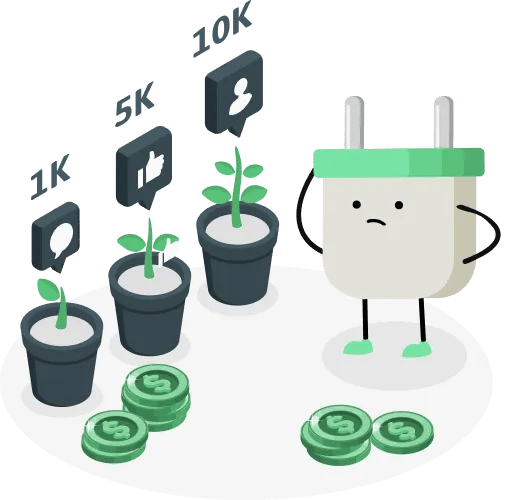 Comparing Likee Followers with likes and comments