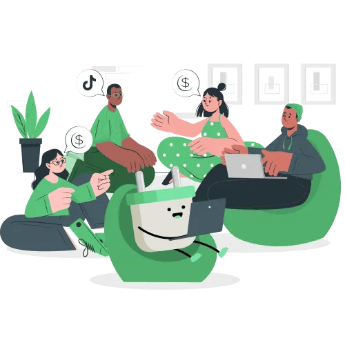 Crie conexões com criadores - compre moedas do TikTok