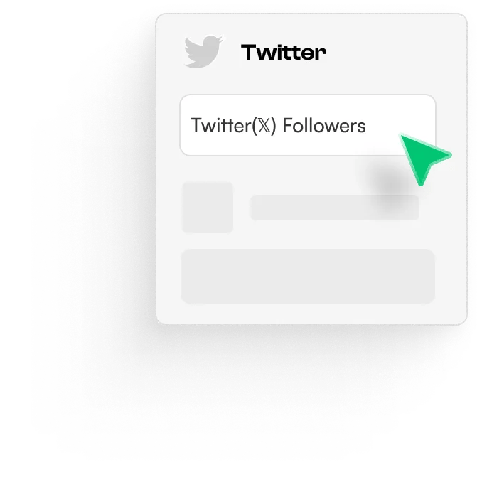 Step 1: Pick service