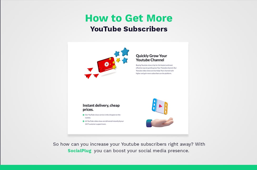Get More YouTube Subscribers
