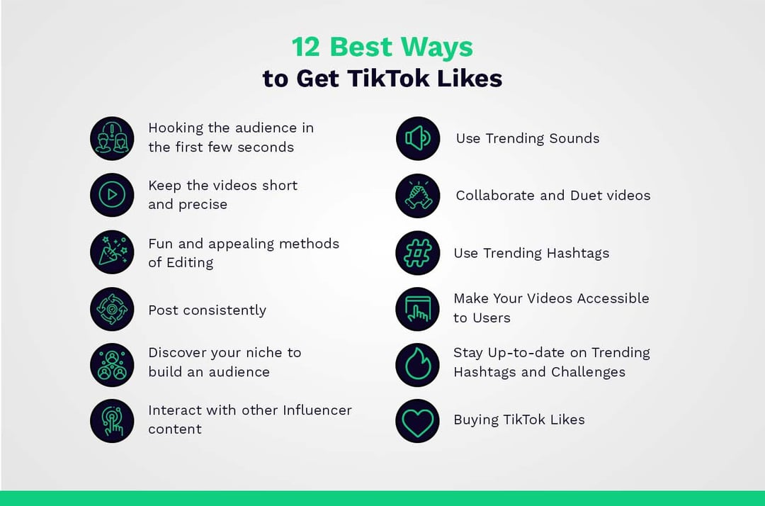 12 mejores formas de conseguir me gusta en TikTok