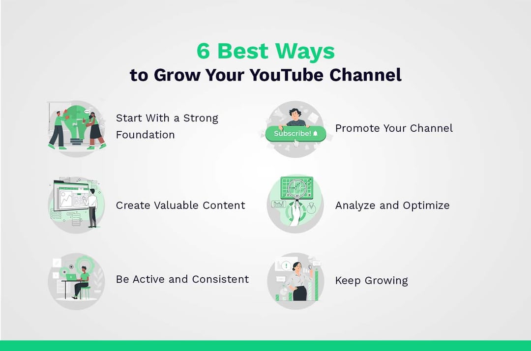 6 ways to grow your youtube channel
