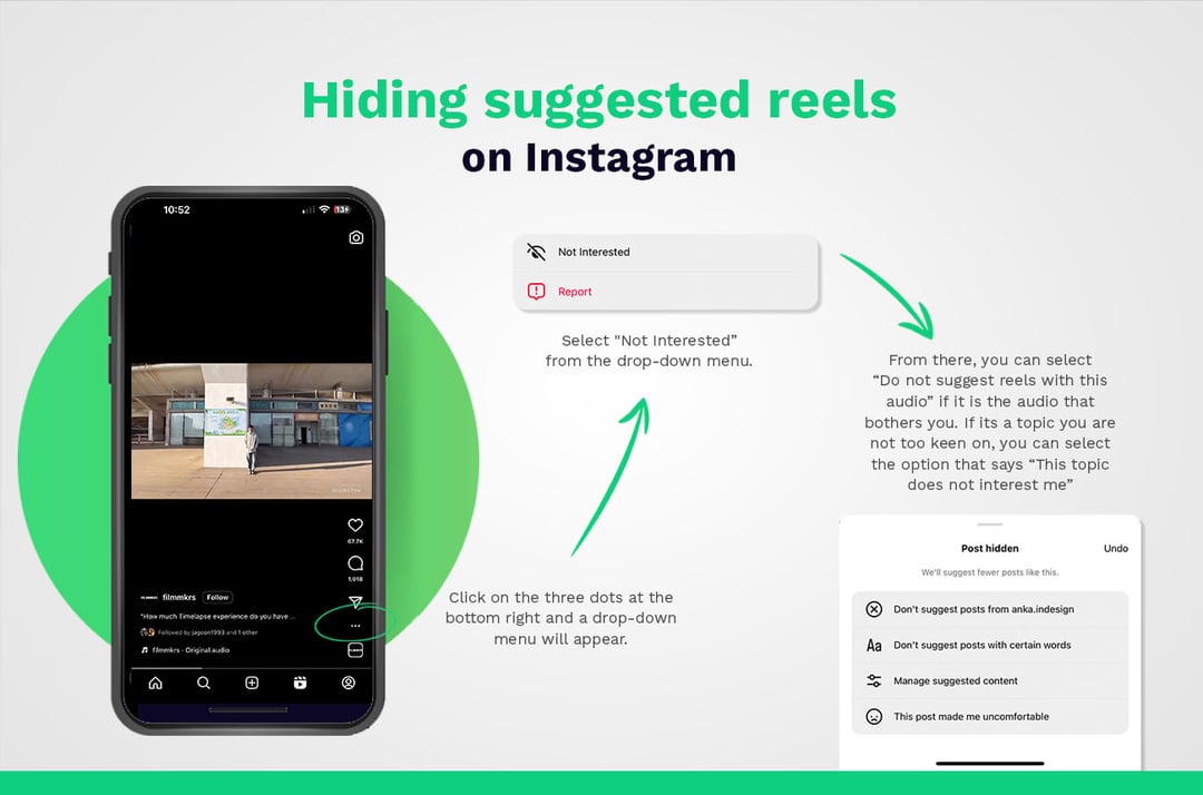 hide suggested instagram reels