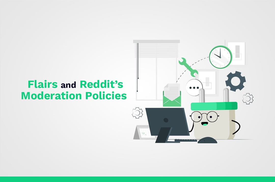 Políticas de moderação de Flairs e Reddit