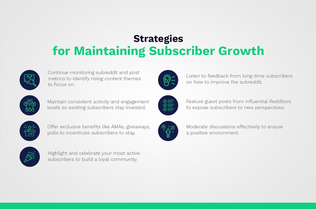 reddit subscriber growth strategies
