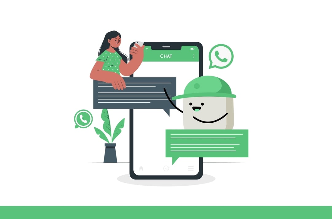 plugman giving a demonstration how whatsapp works