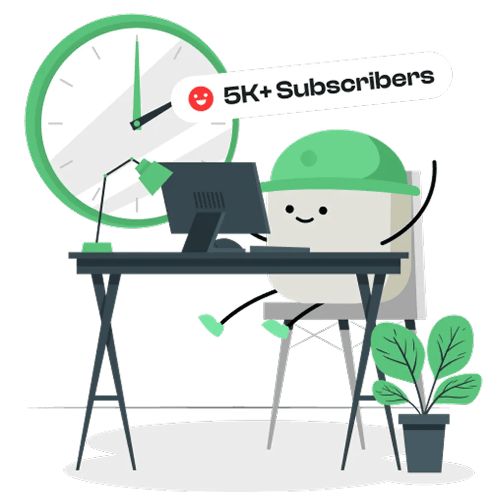 Suscriptores gratuitos de Youtube