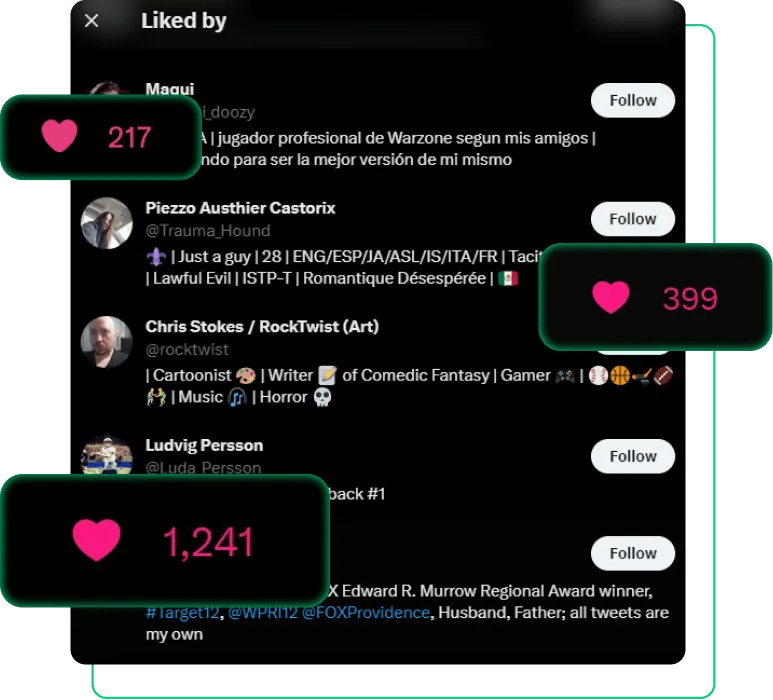Crie ainda mais provas sociais com curtidas no Twitter (X)
