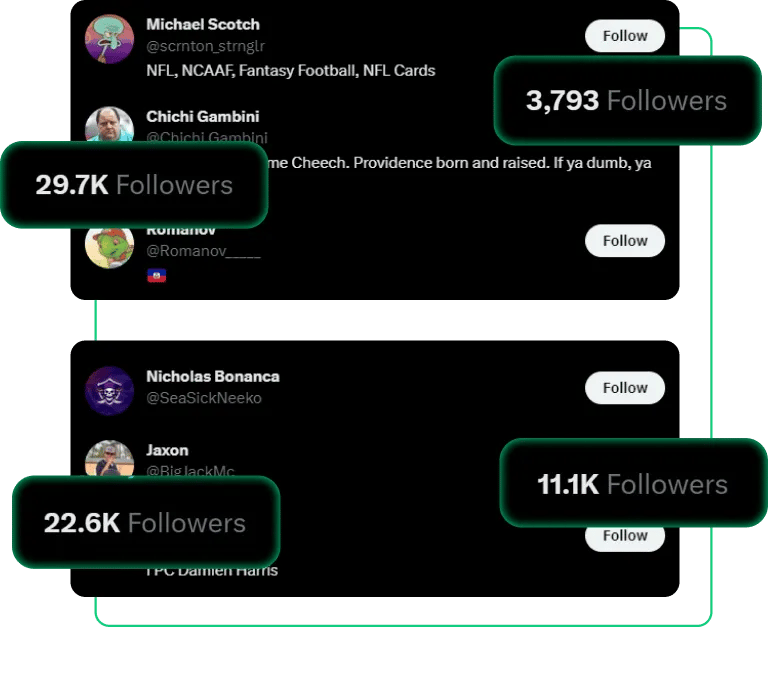 Obtenha seguidores segmentados por nicho no Twitter