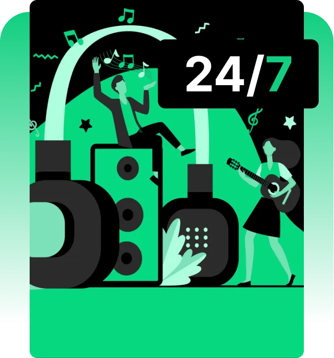 24/7 Customer Service Available Via Live Chat