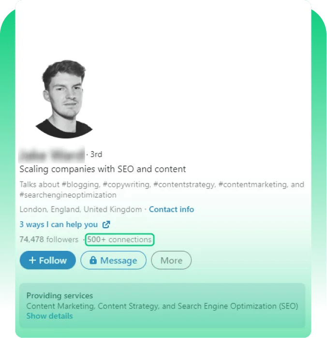 O que são conexões do LinkedIn?