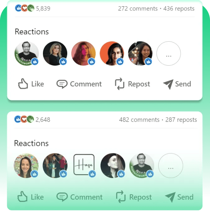 Buy LinkedIn Reactions and Get Instant Delivery