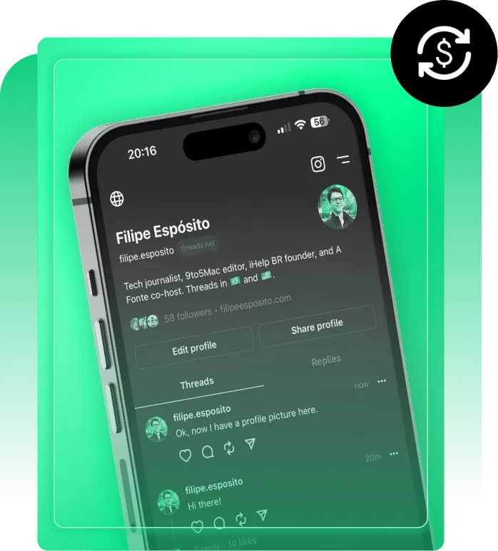 Instant Threads Likes Delivery: invierta ahora