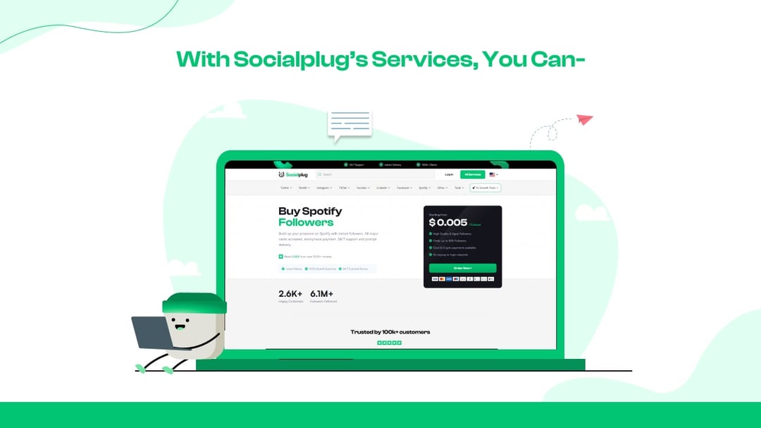 Get More Followers On Spotify With Socialplug